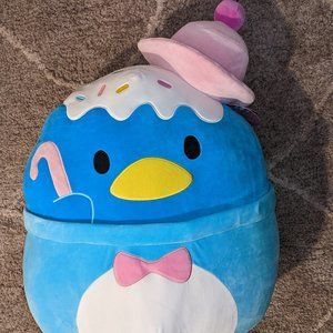JUMBO HTF Squishmallow 24 Inch Tuxedo Sam - Blue Ice Cream Sundae Sanrio